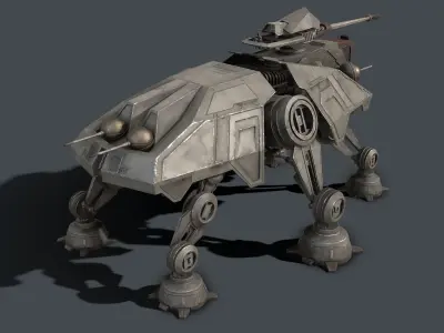 Star Wars - AT-TE Low-poly 3D model
