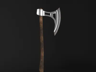 Battle Axe Breaker Free low-poly 3D model