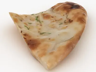Garlic Naan 3D model