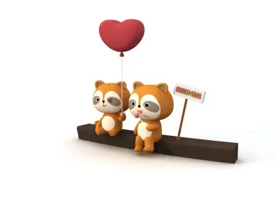 Kids outdoor commercial play structure 3D model 3D model