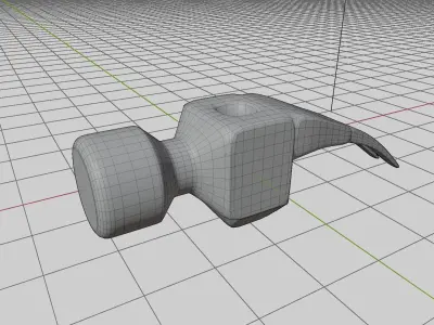 Hammer part  Free low-poly 3D model