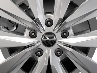 VW Crafter Van 2017 wheel 3D model