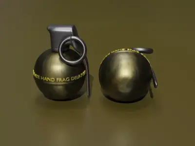 Making 3D PUBG Grenade In Blender  3D model