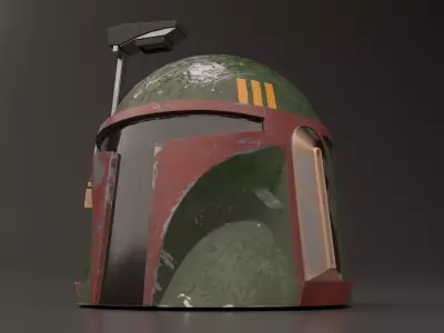 Boba Fett Helmet Free 3D model