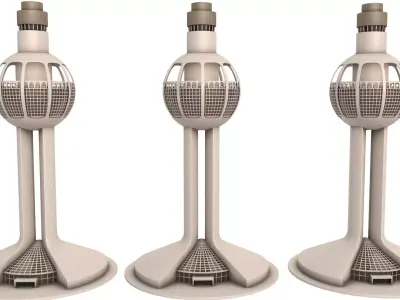 Jeddah Lighthouse 3D model