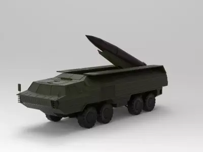 scarab Lance missile 3D model