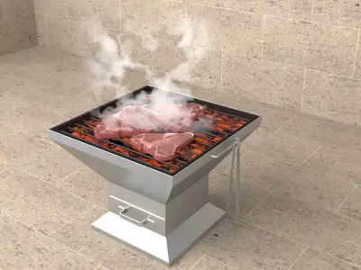 Barbecue Grill 3D model