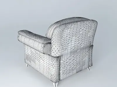 Pillow Armchair Free 3D model