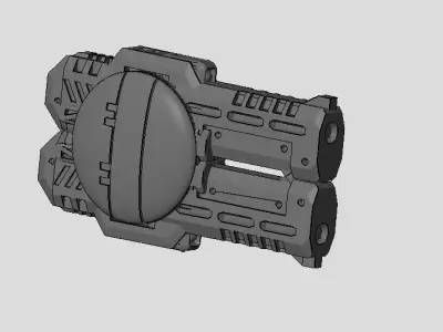 CHIBI-TECH SD - SARV-V DUO GUNPOD          3D print model