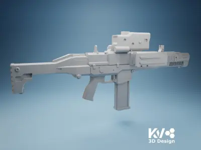 KV-Death Stranding Weapon Set 3D print model