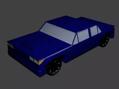 Muscle Car Free 3D model