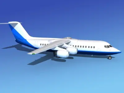 BAe 146-300 Corporate 1 3D model