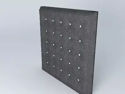Mattress wall panel with holes Free 3D model