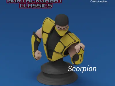 Mortal Kombat Classics - Scorpion 3D print model purchase