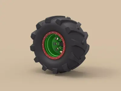 Offroad wheel 21 3D model