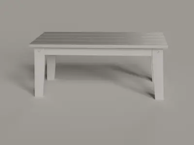 Lakeside Dining Coffee Table - 4 COLORS Low-poly 3D model