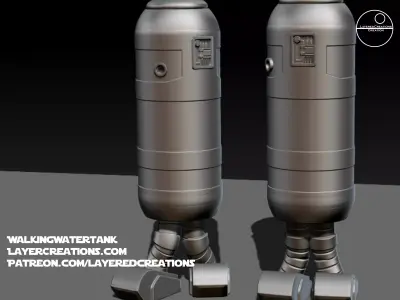 Gonk Droid from Book of Boba Fett 3D print model