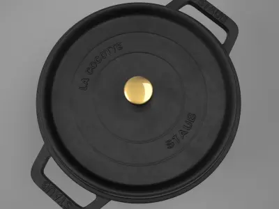 Staub La Cocotte - cooking pot 3D model