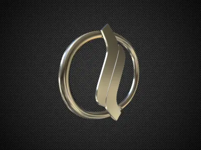 Nissan Diesel Trucks logo 3D model