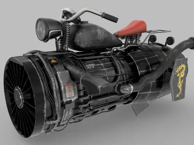Jetbike -001 3D model