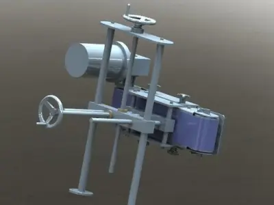 Fine-tuning conveyor 3D model