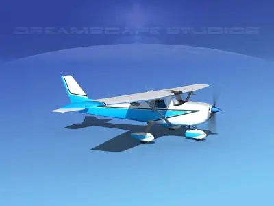 Cessna 150 Aerobat V09 3D model