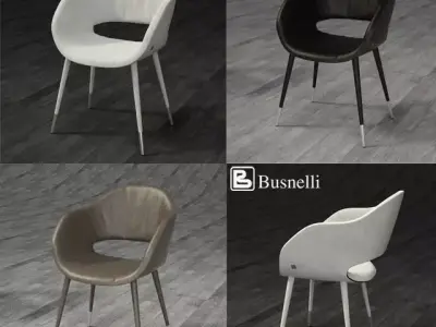 Busnelli Charme Plus Chair Free 3D model