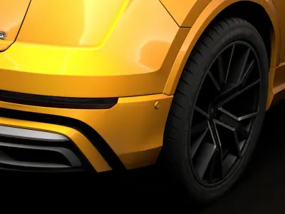 Audi Q8 50 TDI quattro S line 2018 wheel 3D model