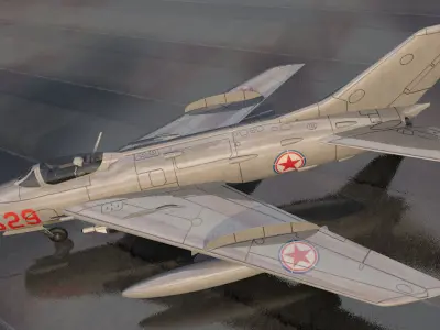 Mikoyan-Gurevich MIG-19 Farmer 3D model