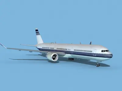 Boeing 767-400 Corporate 1 3D model