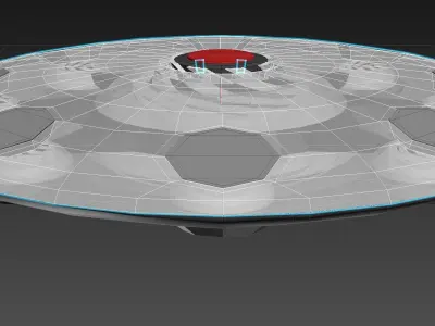 Double Inverted Coanda Craft - Concept 3D model