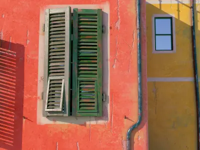 Italian Building Architecture Set 3D model