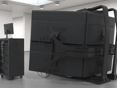 Operator on LX6 Mining Machine Simulator 3D model