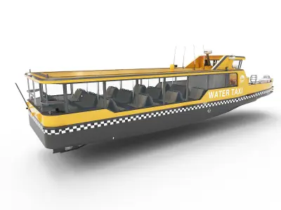 Passenger ferry 3D model