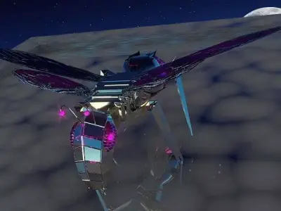 Robo Bug Alpha Low-poly 3D model