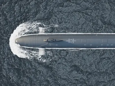 Virginia submarine Low-poly 3D model