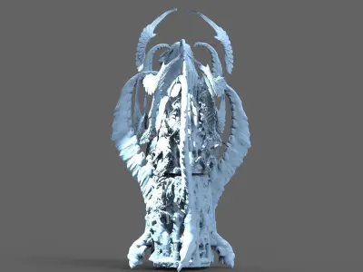 Dantes Bodies Demon Obelisk  3D model