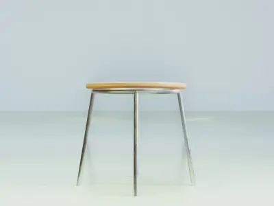 cafe chair Free low-poly 3D model