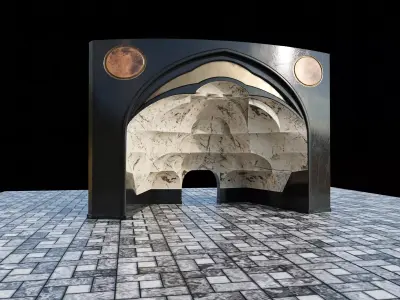muqarnas round 3D model