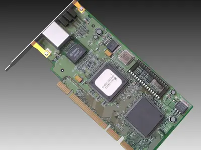 PC Network Card 3D model