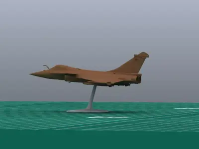 RafaleC 3D Print Model Aircraft 3D print model
