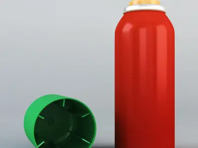 Spray can 100ml v 1 3D model