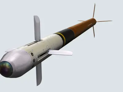 FZ275 Laser Guided Rocket 3D model