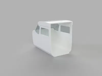 Cessna flight simulator cockpit 3D model