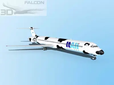 Falcon3D MD-80 Itali 1 3D model