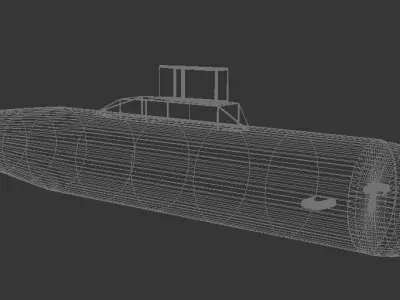 submarine Free 3D model