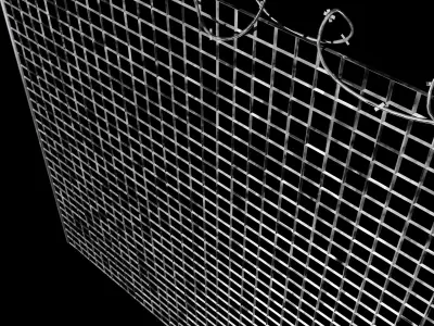 Grid 3d model Free low-poly 3D model