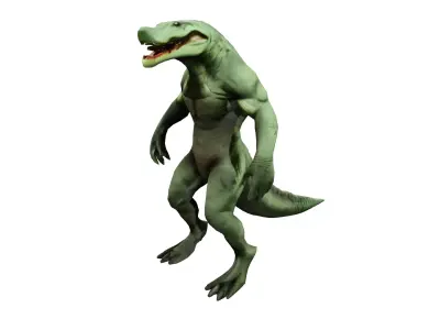 Raptorox The Swiftclaw Low-poly 3D model