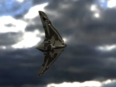 Horten IX V3 229  Scale RC Model 3D model