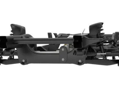 PICKUP TRUCK CHASSIS 4WD IFS 3D model